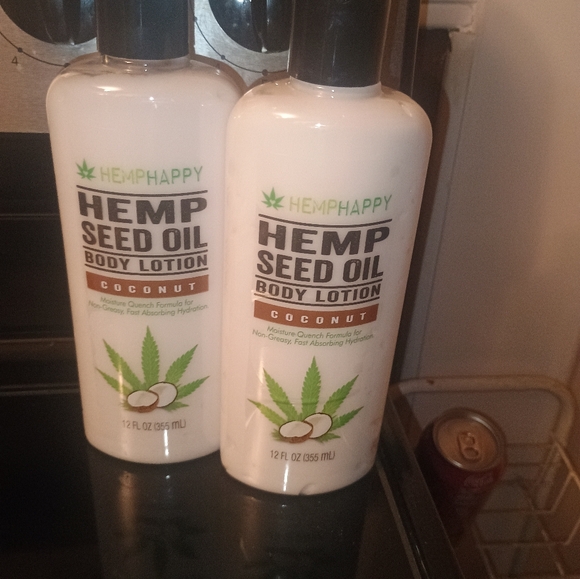 HempHappy Other - HempHappy Hemp Seed Oil Body Lotion Set Coconut